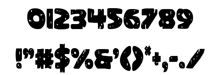 Behemuth Condensed Font OTHER CHARS