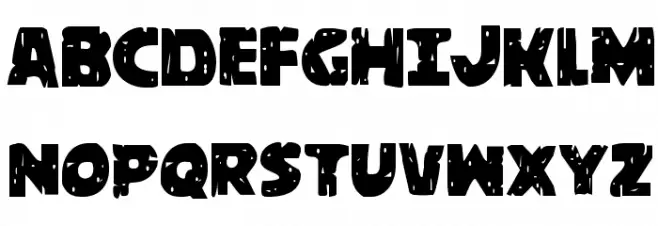 Behemuth Condensed 字体 大写
