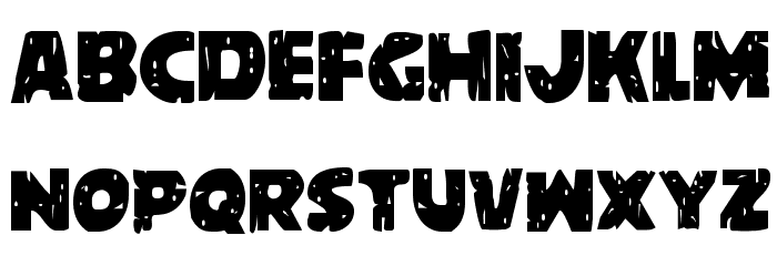 Behemuth Condensed Font LOWERCASE