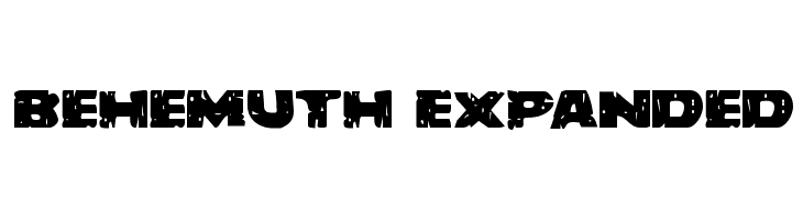 Behemuth Expanded  免费字体下载