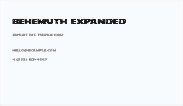 Behemuth Expanded Business Card