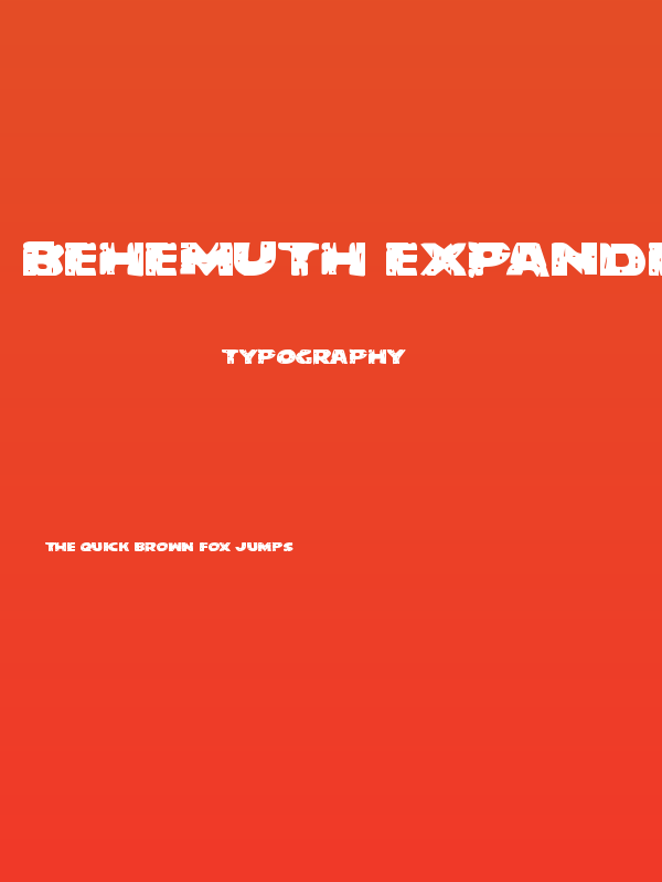 Behemuth Expanded Poster