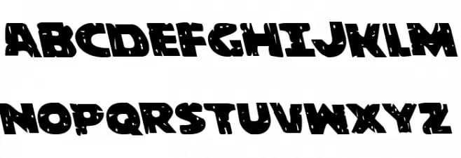 Behemuth Leftalic फ़ॉन्ट अपरकेस