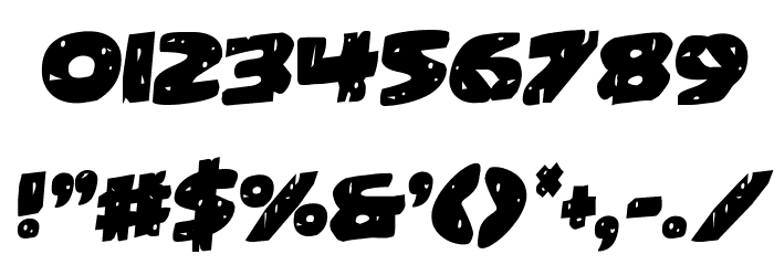 Behemuth Rotalic Font OTHER CHARS