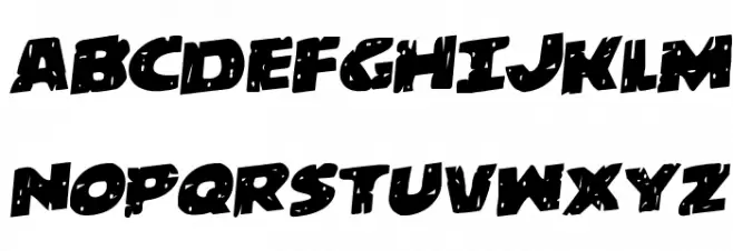 Behemuth Rotalic Schriftart Groß