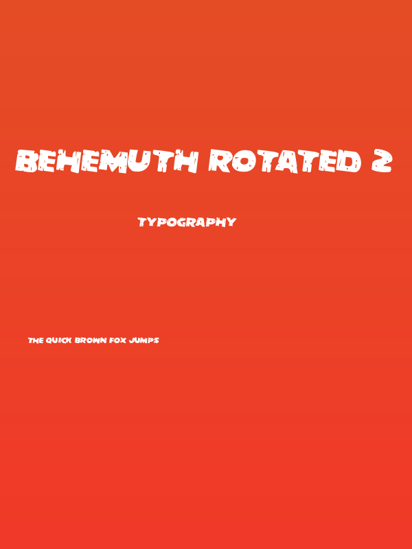 Behemuth Rotated 2 Poster