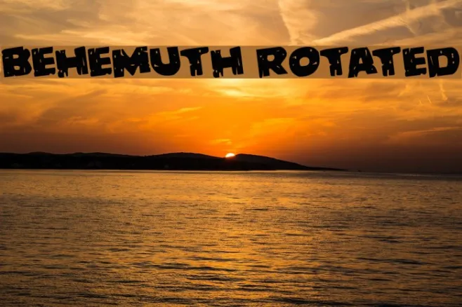 Behemuth Rotated Example 2