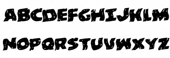 Behemuth Warped Rotalic Шрифта ВЕРХНИЙ