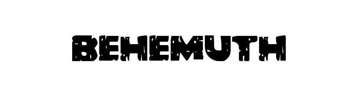 Behemuth  font caratteri gratis