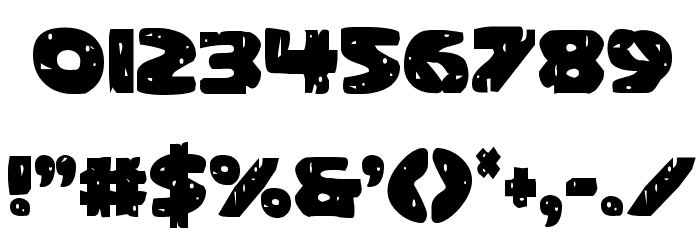 Behemuth Font OTHER CHARS