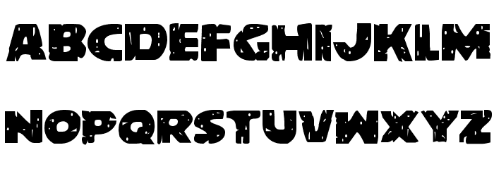 Behemuth Font LOWERCASE