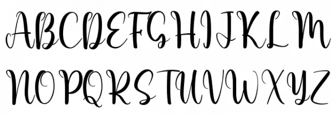 Behina Font UPPERCASE