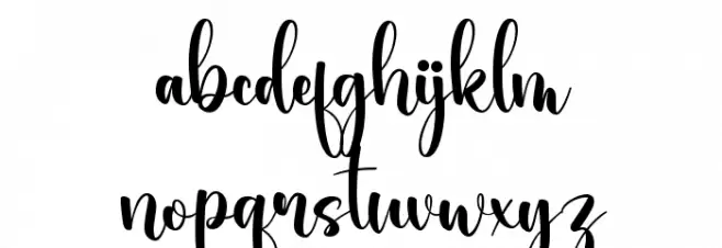 Behina Font LOWERCASE