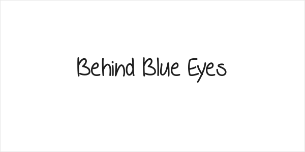 Behind Blue Eyes Logo