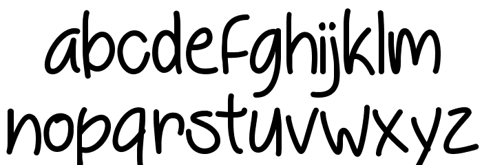 Behind Blue Eyes Font LOWERCASE