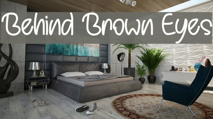 Behind Brown Eyes Example 2