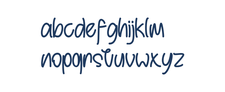 Behind Brown Eyes Lowercase