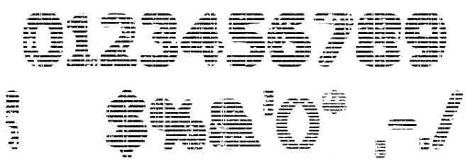 Behind Dirty Blinds Font OTHER CHARS