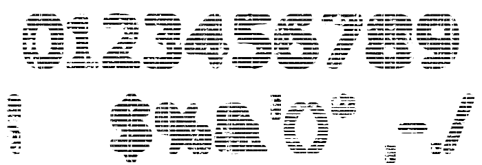 Behind Dirty Blinds Font OTHER CHARS