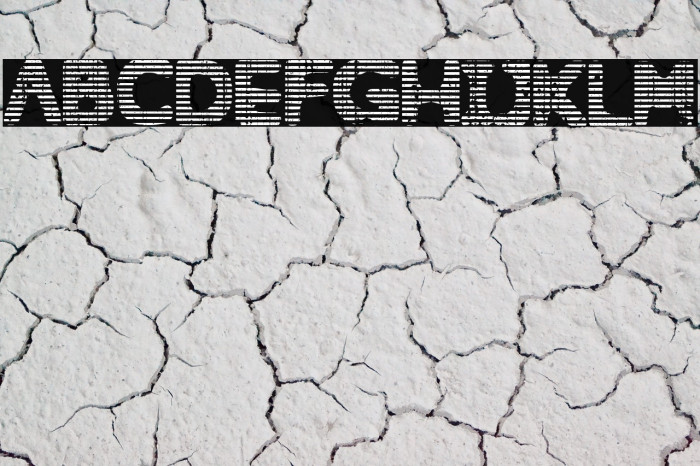 Behind Dirty Blinds Font examples