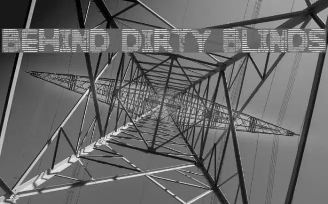 Behind Dirty Blinds Font examples