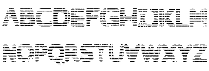 Behind Dirty Blinds Font LOWERCASE