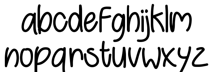 Behind Green Eyes Font LOWERCASE