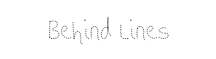 Behind Lines Font