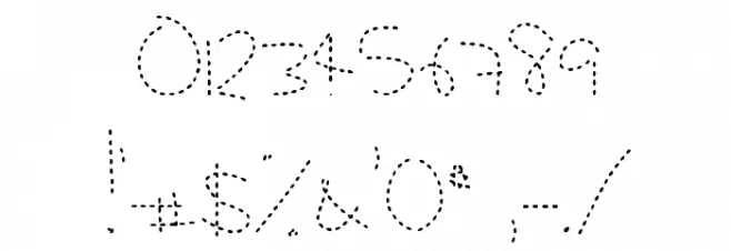 Behind Lines Font OTHER CHARS