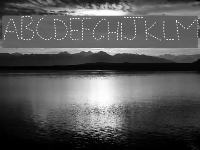 Behind Lines Font examples