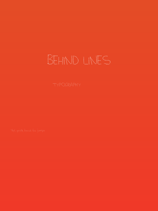 Behind Lines Poster