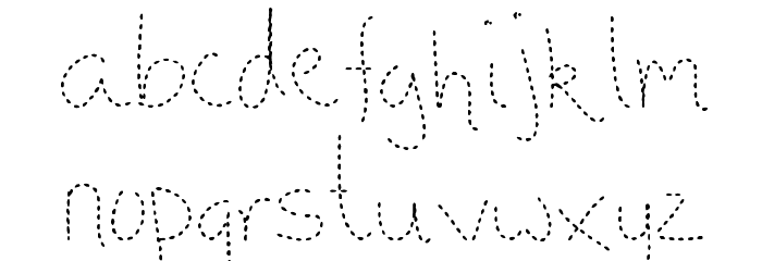 Behind Lines Font LOWERCASE