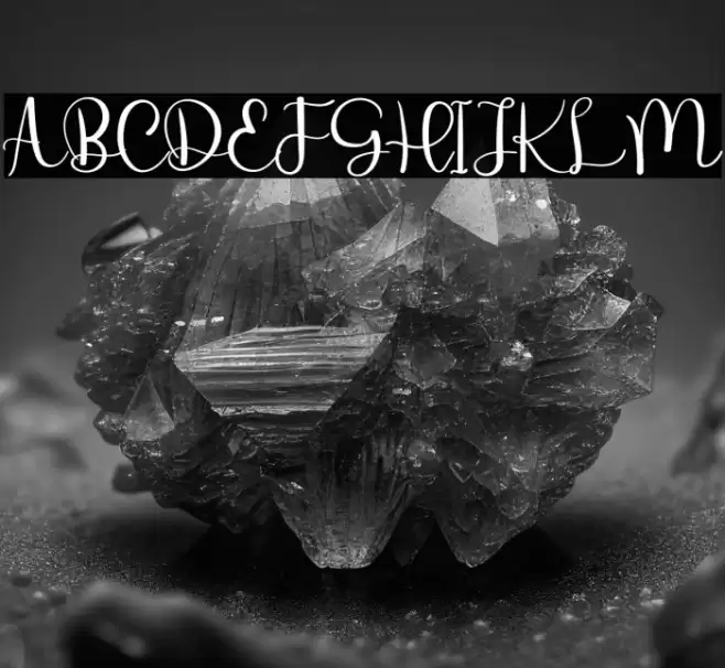 Behind Scenes Font examples