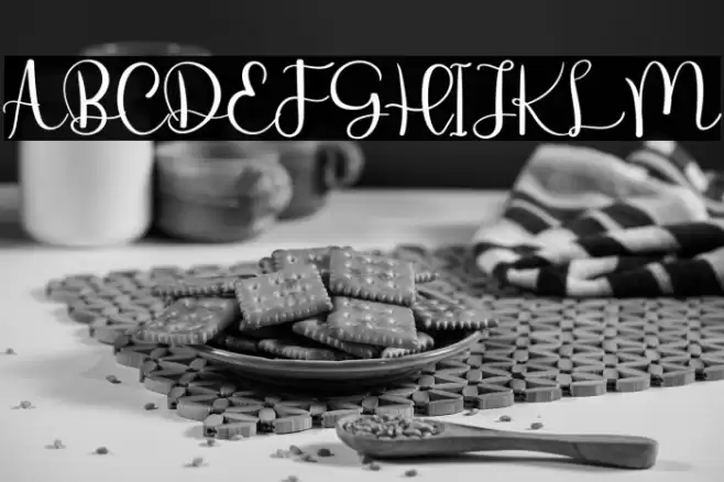 Behind Scenes Font examples