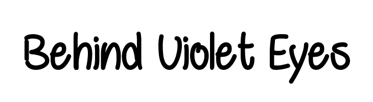 Behind Violet Eyes  Descarca Fonturi Gratis