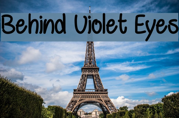 Behind Violet Eyes Example 2
