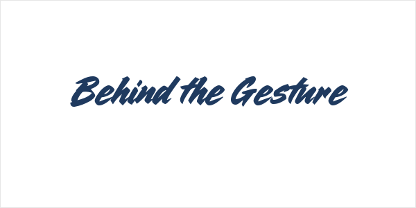 Behind the Gesture Logo