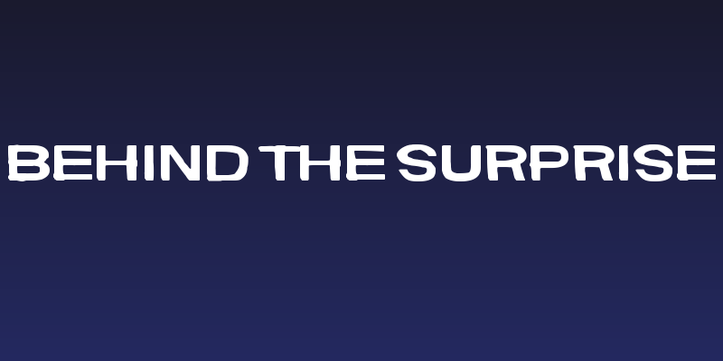 Behind the surprise Social Header