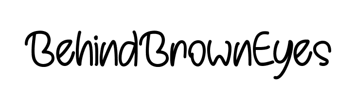 BehindBrownEyes  नि: शुल्क फ़ॉन्ट्स डाउनलोड