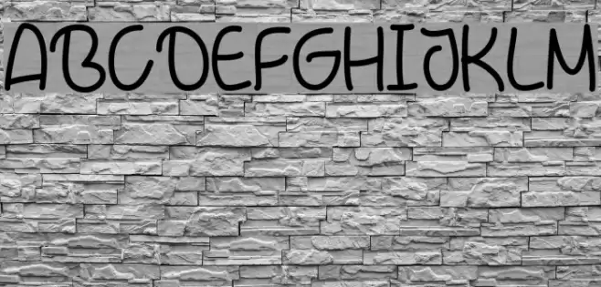 BehindBrownEyes Font examples