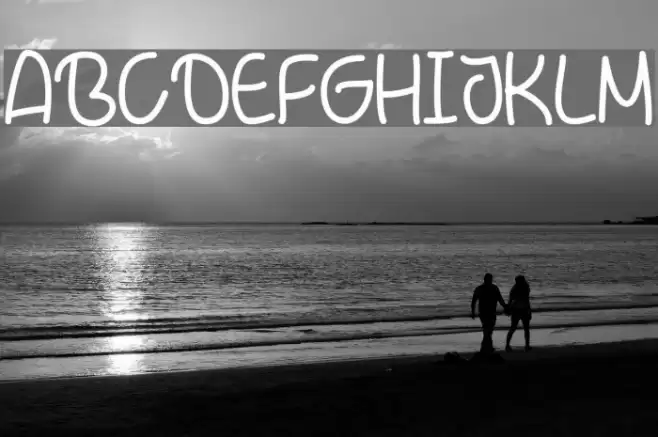 BehindBrownEyes Font examples