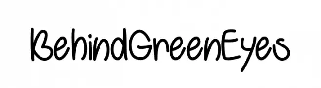 BehindGreenEyes  Descarca Fonturi Gratis
