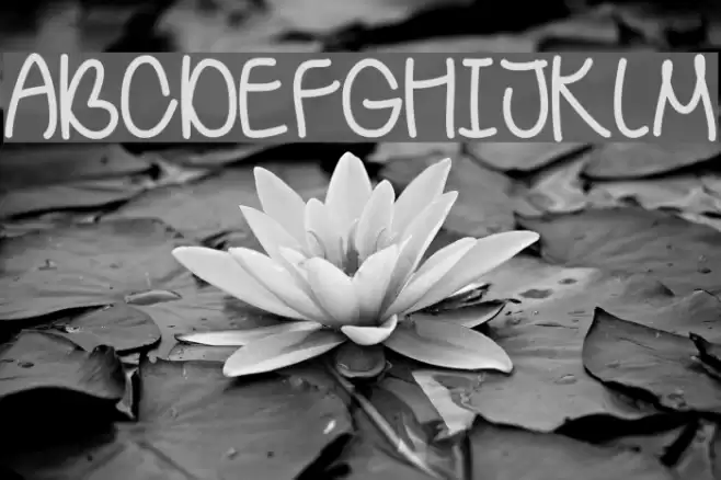 BehindGreenEyes Font examples