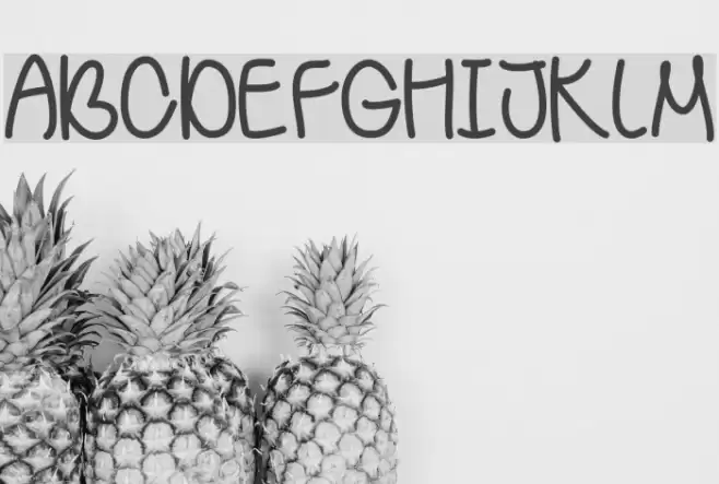 BehindGreenEyes Font examples