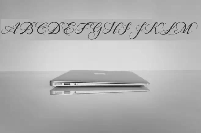 BehindScript Font examples