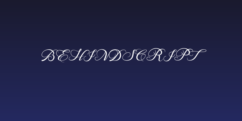 BehindScript Social Header