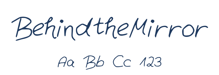 BehindtheMirror Font Preview