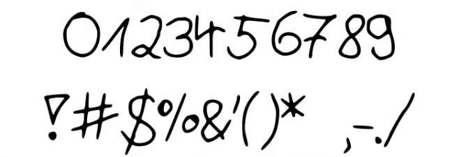 BehindtheMirror Font OTHER CHARS