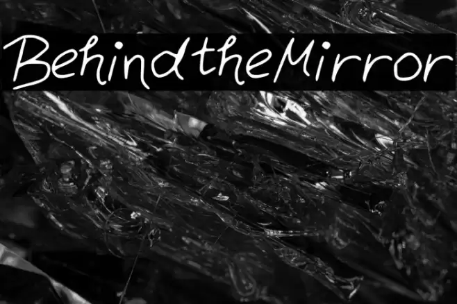 BehindtheMirror Font examples