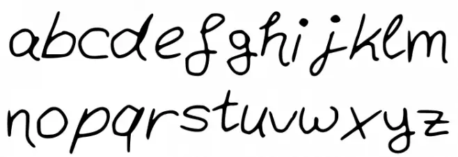 BehindtheMirror Font LOWERCASE